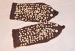 Rękawiczki na drutach jeżyki