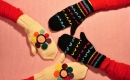 Rękawiczki na drutach