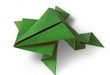 Żaba z origami