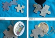 Ozdoba choinkowa dla dzieci z puzzli